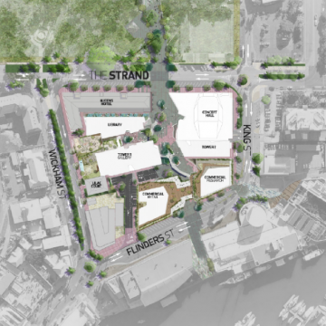 The Hive concept precincts zones