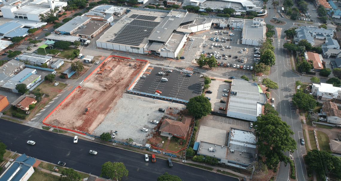 May 2020: Cleveland Central car park stage 1 works complete & stage 2 works in progress